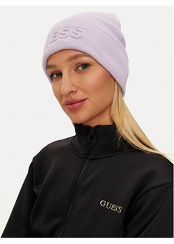 Guess Czapka AW5179 POL01 Fioletowy ze sklepu MODIVO w kategorii Czapki zimowe damskie - zdjęcie 182705539