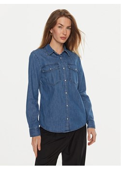 Sisley Koszula jeansowa 5FV6LQ028 Niebieski Regular Fit ze sklepu MODIVO w kategorii Koszule damskie - zdjęcie 182705577