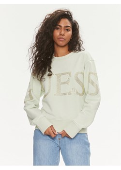 Guess Bluza Vintage Logo W4GQ10 KC8I0 Żółty Relaxed Fit ze sklepu MODIVO w kategorii Bluzy damskie - zdjęcie 182705608