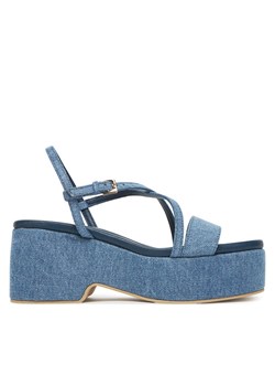 Pollini Sandały SA16318I0MTQ0707 Niebieski ze sklepu MODIVO w kategorii Sandały damskie - zdjęcie 182705629