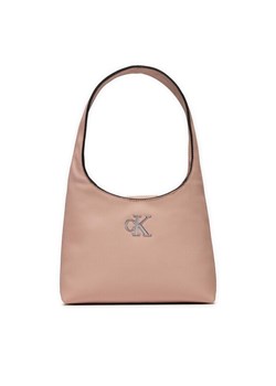 Calvin Klein Jeans Torebka Minimal Monogram A Shoulderbag T K60K611820 Różowy ze sklepu MODIVO w kategorii Torby Shopper bag - zdjęcie 182705745