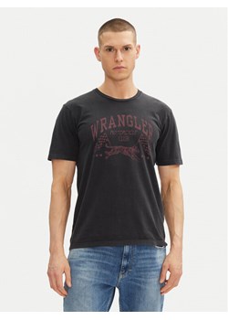 Wrangler T-Shirt 205921 Czarny Regular Fit ze sklepu MODIVO w kategorii T-shirty męskie - zdjęcie 182705816