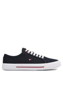 Tommy Hilfiger Tenisówki Core Corporate Vulc Canvas FM0FM04560 Granatowy ze sklepu MODIVO w kategorii Trampki męskie - zdjęcie 182705836