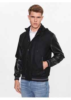 KARL LAGERFELD Kurtka przejściowa 505083 533799 Czarny Regular Fit ze sklepu MODIVO w kategorii Kurtki męskie - zdjęcie 182705856