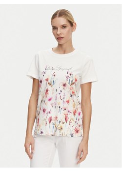Luisa Spagnoli T-Shirt Boemi 542083 Biały Regular Fit ze sklepu MODIVO w kategorii Bluzki damskie - zdjęcie 182705868