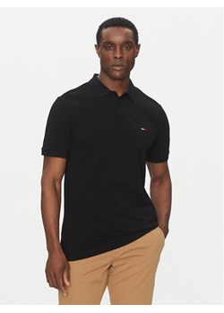 Hechter Paris Polo Pique H-Eco 74004 151902 Czarny Regular Fit ze sklepu MODIVO w kategorii T-shirty męskie - zdjęcie 182705899
