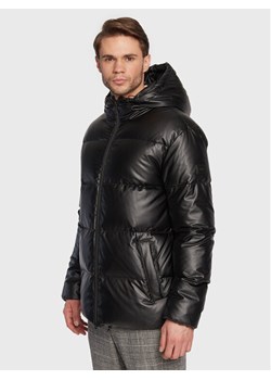 KARL LAGERFELD Kurtka z imitacji skóry 505045 524549 Czarny Regular Fit ze sklepu MODIVO w kategorii Kurtki męskie - zdjęcie 182705925
