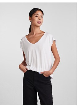 Pieces T-Shirt 17095260 Biały Regular Fit ze sklepu MODIVO w kategorii Bluzki damskie - zdjęcie 182705959