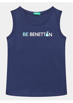 United Colors Of Benetton Top 3I1XGH00P Granatowy Regular Fit ze sklepu MODIVO w kategorii Koszulki niemowlęce - zdjęcie 182705977