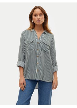 Vero Moda Koszula Bumpy 10275283 Zielony Regular Fit ze sklepu MODIVO w kategorii Koszule damskie - zdjęcie 182706056