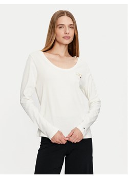 Tommy Hilfiger Bluzka UW0UW05571 Écru Regular Fit ze sklepu MODIVO w kategorii Bluzki damskie - zdjęcie 182706145