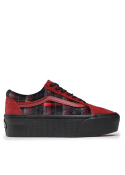 Vans Tenisówki Old Skool Stac VN0A7Q5M02Y1 Bordowy ze sklepu MODIVO w kategorii Trampki damskie - zdjęcie 182706247