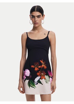 Desigual Sukienka letnia Le Mans 25SWVW16 Czarny Regular Fit ze sklepu MODIVO w kategorii Sukienki - zdjęcie 182706386