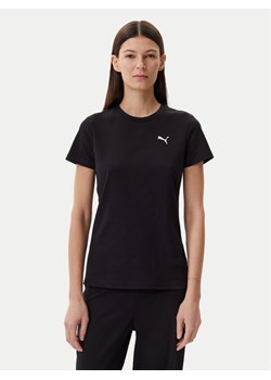 Puma T-Shirt Ess Elevated 685021 Czarny Slim Fit ze sklepu MODIVO w kategorii Bluzki damskie - zdjęcie 182706397