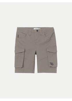 NAME IT Szorty materiałowe 13198124 Szary Regular Fit ze sklepu MODIVO w kategorii Spodenki chłopięce - zdjęcie 182706409