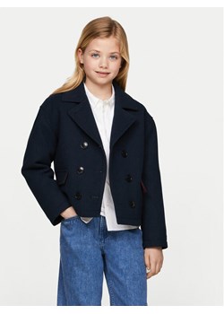 Tommy Hilfiger Płaszcz przejściowy KG0KG08053 Granatowy Regular Fit ze sklepu MODIVO w kategorii Płaszcze dziewczęce - zdjęcie 182706458