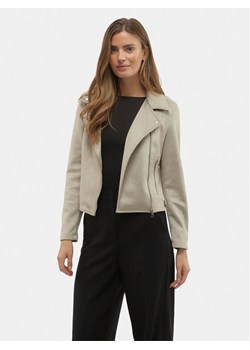 Vero Moda Kurtka z imitacji skóry Jose 10300938 Szary Regular Fit ze sklepu MODIVO w kategorii Kurtki damskie - zdjęcie 182706558