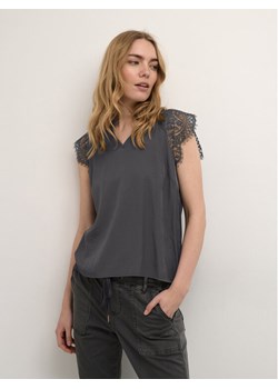 Cream Bluzka Crnola Lace 10611693 Szary Straight Fit ze sklepu MODIVO w kategorii Bluzki damskie - zdjęcie 182706639