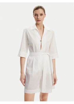 Max Mara Beachwear Kombinezon Canard 2516241019 Biały Regular Fit ze sklepu MODIVO w kategorii Kombinezony damskie - zdjęcie 182706646