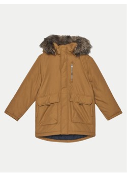 NAME IT Parka Master 13229423 Brązowy Regular Fit ze sklepu MODIVO w kategorii Kurtki chłopięce - zdjęcie 182706686