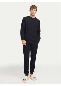 Jack&Jones Piżama Solid 12268536 Czarny Loose Fit - id: 0000304369049 - marki Jack & Jones - 182706699 Jack&Jones Piżama Solid 12268536 Czarny Loose Fit ze sklepu MODIVO w kategorii Piżamy męskie - zdjęcie 182706699