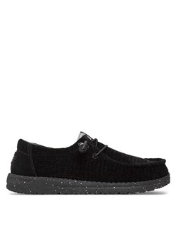 Hey Dude Półbuty Wendy Wave Corduroy 40195-001 Czarny ze sklepu MODIVO w kategorii Półbuty damskie - zdjęcie 182706745