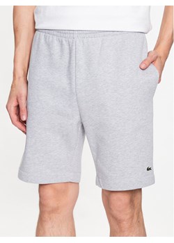 Lacoste Szorty sportowe GH9627 Szary Regular Fit ze sklepu MODIVO w kategorii Spodenki męskie - zdjęcie 182706826