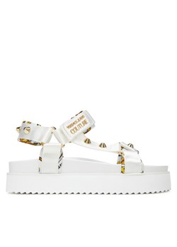 Versace Jeans Couture Sandały 78VA3SM2 Biały ze sklepu MODIVO w kategorii Sandały damskie - zdjęcie 182706867