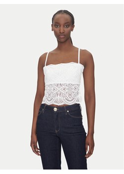 Morgan Top 242-BINGO Écru Slim Fit ze sklepu MODIVO w kategorii Bluzki damskie - zdjęcie 182706975