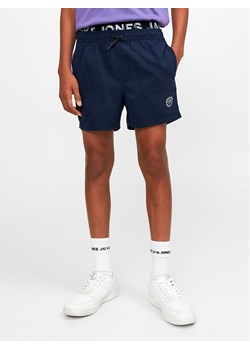 Jack&Jones Junior Szorty kąpielowe 12228535 Granatowy Regular Fit ze sklepu MODIVO w kategorii Kąpielówki chłopięce - zdjęcie 182707058