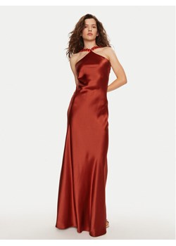 STAUD Sukienka wieczorowa Cadence R24P2214SA Czerwony Slim Fit ze sklepu MODIVO w kategorii Sukienki - zdjęcie 182707155