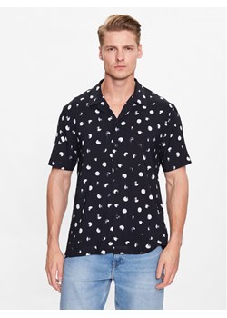 Lindbergh Koszula 30-203425 Czarny Relaxed Fit ze sklepu MODIVO w kategorii Koszule męskie - zdjęcie 182707158