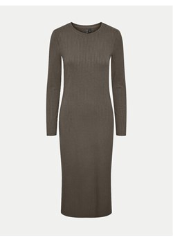 Pieces Sukienka codzienna Kylie 17126214 Brązowy Slim Fit ze sklepu MODIVO w kategorii Sukienki - zdjęcie 182707159