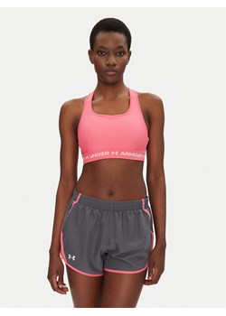 Under Armour Biustonosz sportowy Crossback Mid Bra 1361034 Różowy ze sklepu MODIVO w kategorii Biustonosze - zdjęcie 182707198