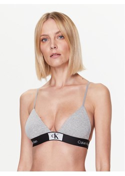 Calvin Klein Underwear Biustonosz braletka Unlined 000QF7217E Szary ze sklepu MODIVO w kategorii Biustonosze - zdjęcie 182707295