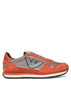 Emporio Armani Sneakersy X4X537 XN730 U550 Czerwony ze sklepu MODIVO w kategorii Buty sportowe męskie - zdjęcie 182707347