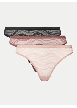 Calvin Klein Underwear Komplet 3 par fig klasycznych Bikini 3Pk 000QD5203E Kolorowy ze sklepu MODIVO w kategorii Majtki damskie - zdjęcie 182707359
