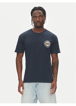 Quiksilver T-Shirt Circle Back Ss EQYZT08054 Granatowy Regular Fit ze sklepu MODIVO w kategorii T-shirty męskie - zdjęcie 182707369
