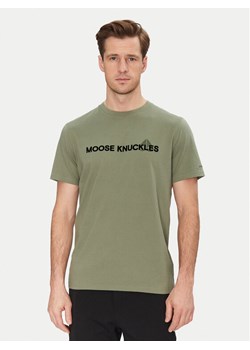 Moose Knuckles T-Shirt Conway M15MT760 Zielony Regular Fit ze sklepu MODIVO w kategorii T-shirty męskie - zdjęcie 182707449