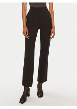 KARL LAGERFELD Chinosy 245W1001 Czarny Slim Fit ze sklepu MODIVO w kategorii Spodnie damskie - zdjęcie 182707476