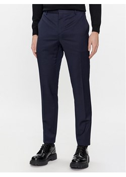 Calvin Klein Chinosy K10K112292 Granatowy Slim Fit ze sklepu MODIVO w kategorii Spodnie męskie - zdjęcie 182707477
