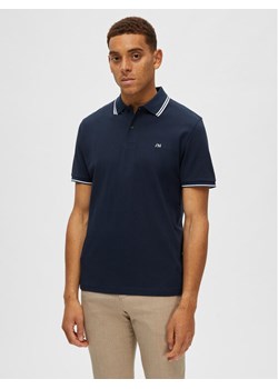 Selected Homme Polo 16087840 Granatowy Regular Fit ze sklepu MODIVO w kategorii T-shirty męskie - zdjęcie 182707546