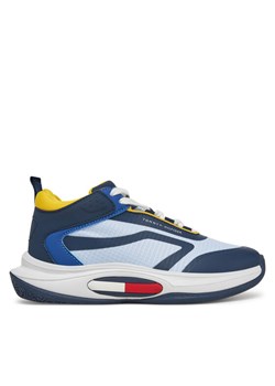 Tommy Hilfiger Sneakersy Low Cut Lace-Up T3B9-33884-1695 Granatowy ze sklepu MODIVO w kategorii Buty sportowe dziecięce - zdjęcie 182707725