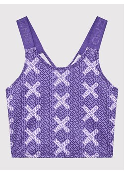 Kenzo Kids Top K15598 Fioletowy Regular Fit ze sklepu MODIVO w kategorii Bluzki dziewczęce - zdjęcie 182707778