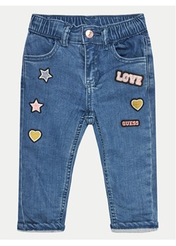 Guess Jeansy K4BA09 D5G60 Granatowy Relaxed Fit ze sklepu MODIVO w kategorii Spodnie i półśpiochy - zdjęcie 182707785