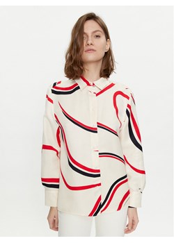 Tommy Hilfiger Koszula WW0WW41838 Beżowy Relaxed Fit ze sklepu MODIVO w kategorii Koszule damskie - zdjęcie 182707808
