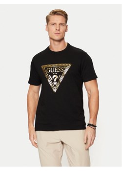 Guess T-Shirt M5RI49 K9RM1 Czarny Regular Fit ze sklepu MODIVO w kategorii T-shirty męskie - zdjęcie 182707859