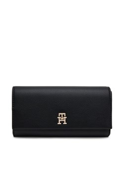 Tommy Hilfiger Duży Portfel Damski Th Legacy Flap Lrg Wallet AW0AW17267 Czarny ze sklepu MODIVO w kategorii Portfele damskie - zdjęcie 182707926