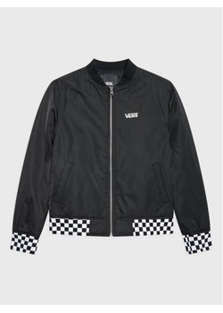 Vans Kurtka bomber Radically Happy VN0A7RUE Czarny Regular Fit ze sklepu MODIVO w kategorii Kurtki chłopięce - zdjęcie 182708106