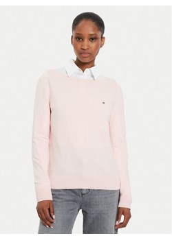 Tommy Hilfiger Sweter WW0WW40099 Różowy Regular Fit ze sklepu MODIVO w kategorii Swetry damskie - zdjęcie 182708199